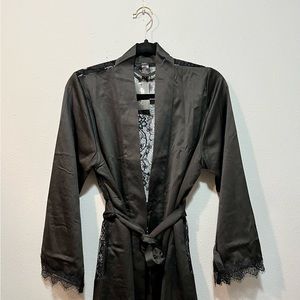 Fredericks of Hollywood saying and lace robe